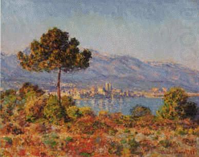 Antibes Seen from the Notre Dame Plateau, Claude Monet